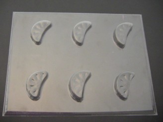 1510 Section Orange Slices Chocolate Candy Mold